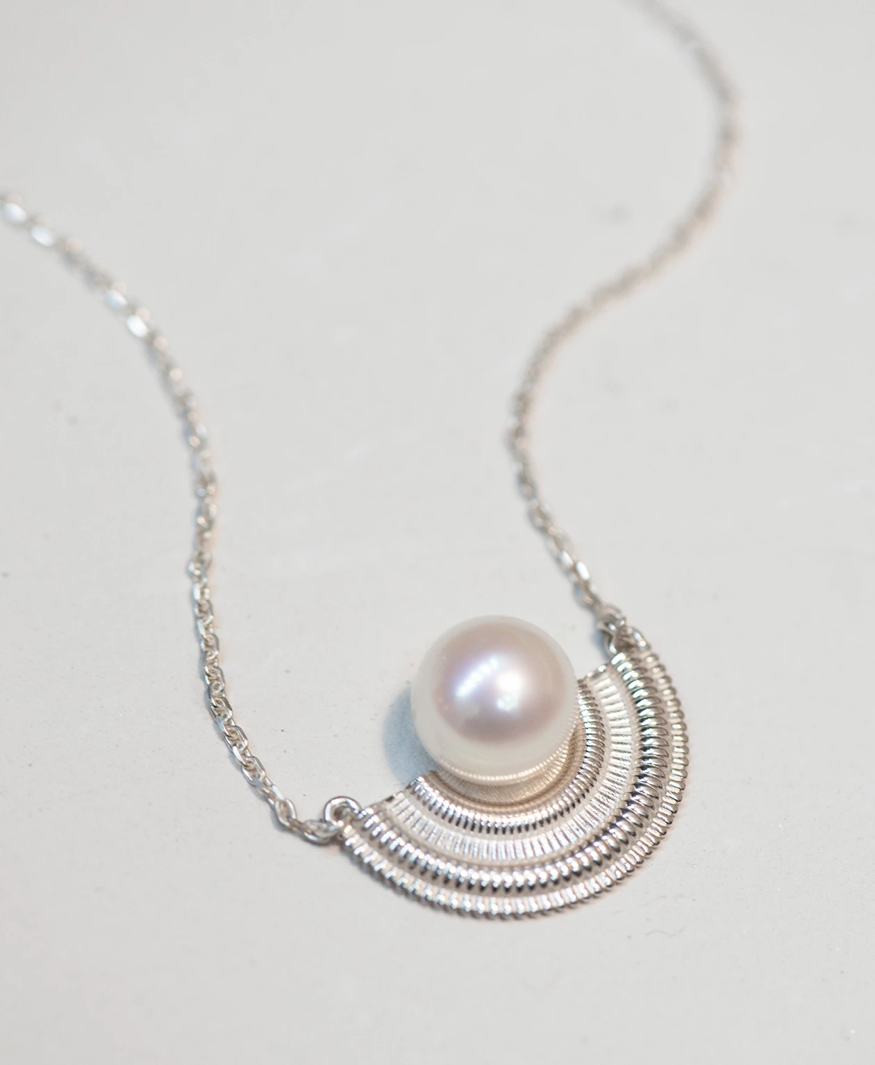 Zoe and Morgan Adella Sterling Silver and Pearl 3 Zoe and Morgan Adella Sterling Silver and Pearl