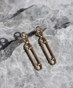 Zoe and Morgan Prana Earrings Gold