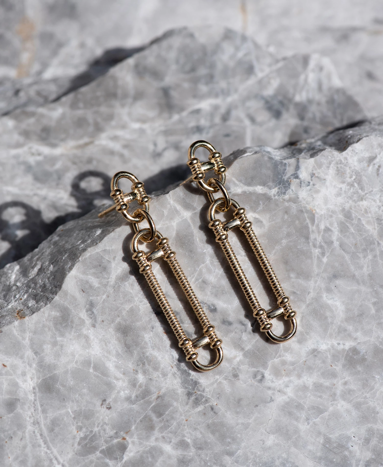 Zoe and Morgan Prana Earrings Gold 1 Zoe and Morgan Prana Earrings Gold