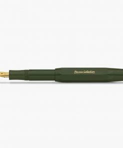 Kaweco Dark Olive Classic Sport Fountain Pen - F Point