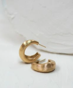 Zoe and Morgan Sirena Gold Earring