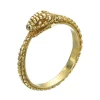 Zoe and Morgan Gold Eternity Snake Ring