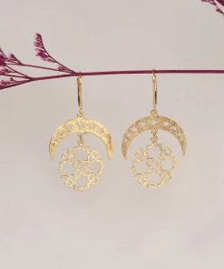 Zoe and Morgan Gold Essaouira Earrings