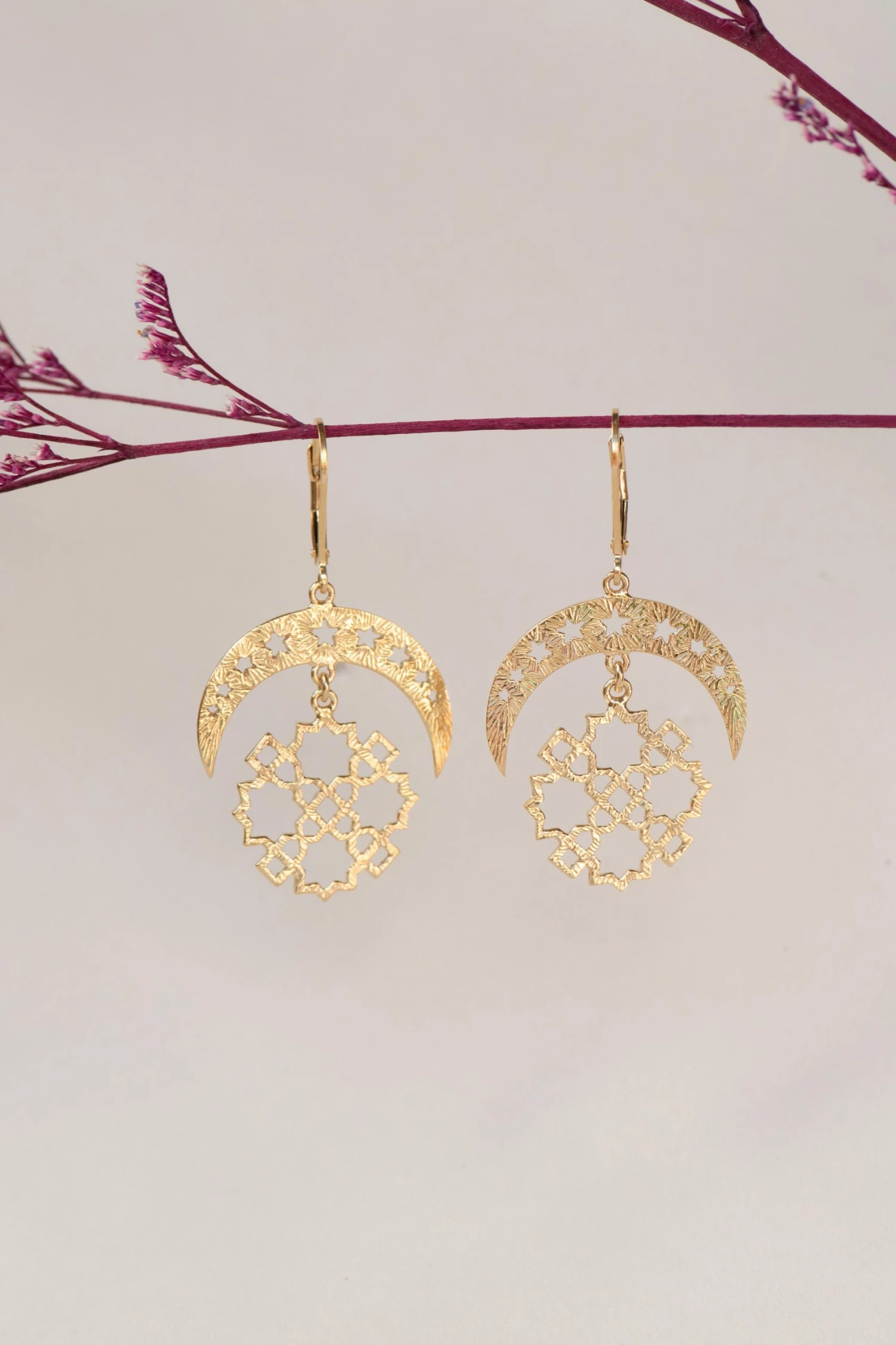 Zoe and Morgan Gold Essaouira Earrings 1 Zoe and Morgan Gold Essaouira Earrings