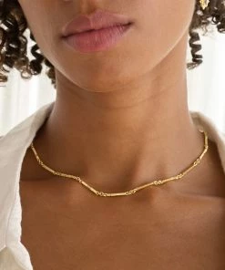 Zoe and Morgan Ameena Chain Necklace 40cm Gold