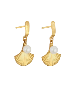 Zoe and Morgan Alana Gold Pearl Earring 11 Zoe and Morgan Alana Gold Pearl Earring