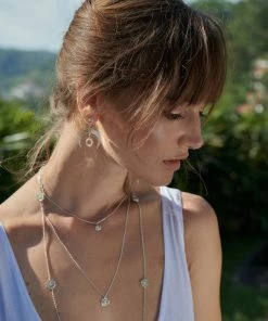 Zoe and Morgan Sixth Chakra Silver Necklace 8 Zoe and Morgan Sixth Chakra Silver Necklace