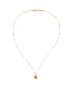 Zoe and Morgan Kina Chrome Diopside Necklace Gold 6 Zoe and Morgan Kina Chrome Diopside Necklace Gold