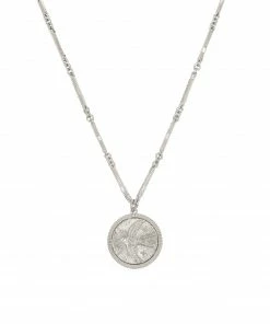 Zoe and Morgan Swallow Necklace Silver