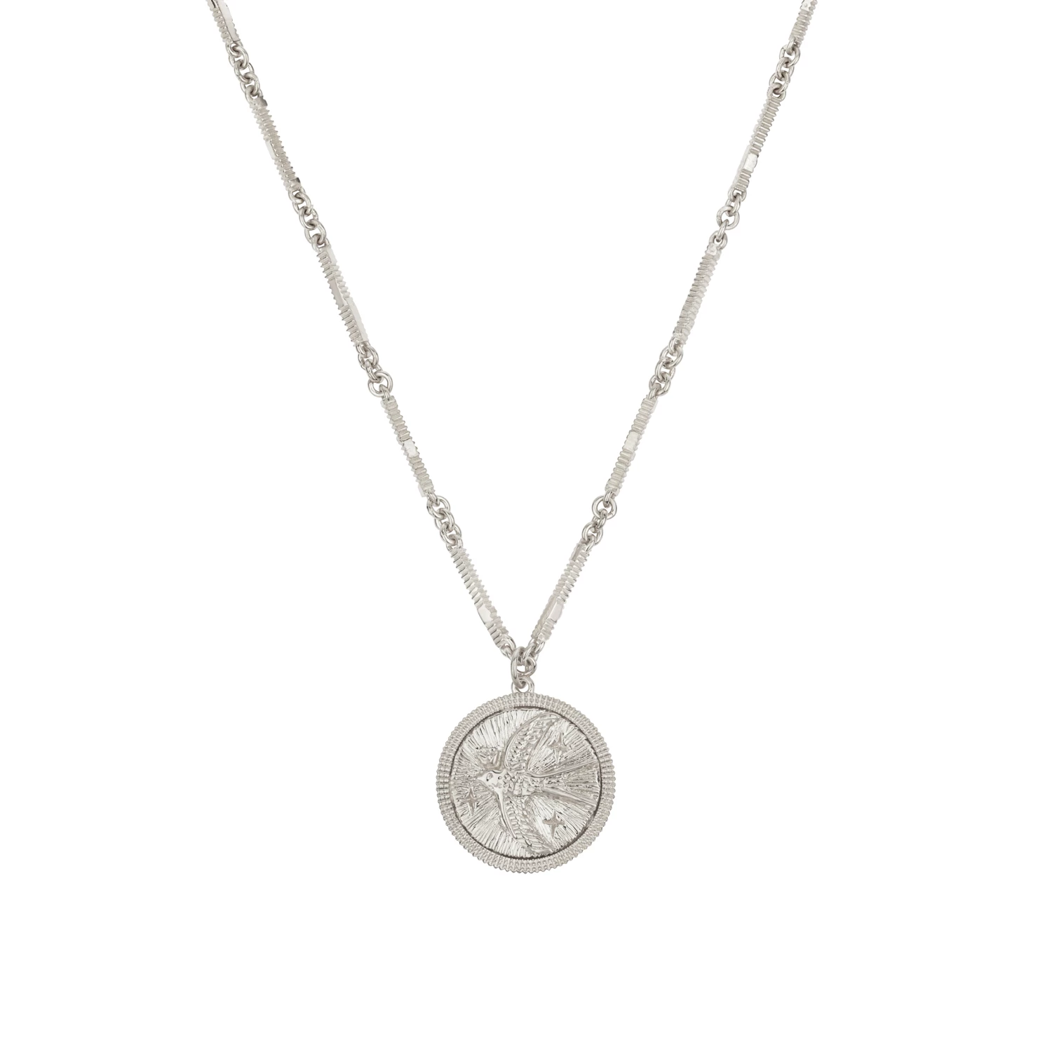 Zoe and Morgan Swallow Necklace Silver 2 Zoe and Morgan Swallow Necklace Silver