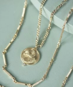 Zoe and Morgan Loyalty Necklace Gold 8 Zoe and Morgan Loyalty Necklace Gold