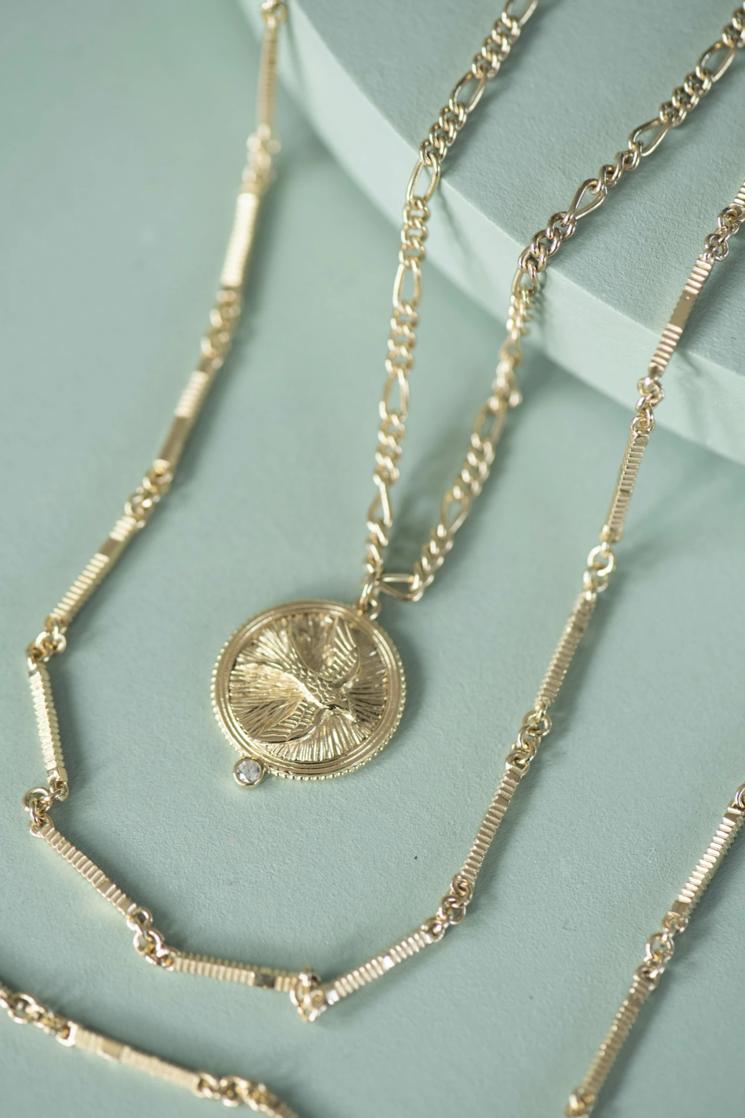 Zoe and Morgan Loyalty Necklace Gold 2 Zoe and Morgan Loyalty Necklace Gold