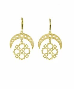 Zoe and Morgan Gold Essaouira Earrings
